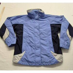 Columbia Sportswear Bugaboo Jacket  XXL 18-20 Youth Blue Full Zip  Pockets